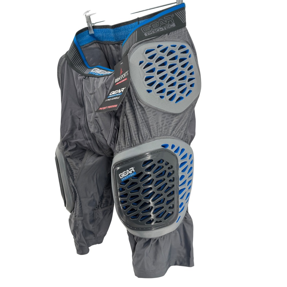 BSN Sports Gear 5 Pad Girdle Football Padded Compression Pants 3X‎ Shorts